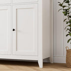 HORSTORS 55" Buffet Cabinet, Modern Farmhouse Sideboard Buffet - Image 7