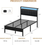 Furnulem Full Size Bed Frame - Image 2