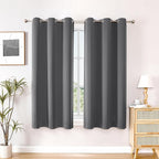 ChrisDowa Blackout Curtains for Bedroom and Living Room 63 Inches Long | 2 by ChrisDowa