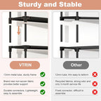 VTRIN Vertical Narrow Shoe Rack Organizer 10 Tier Tall Shoe Shelf Holds 20-22 - Image 7