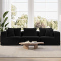 Novilla 106" Modular Sectional Sofa, Modern Cloud Sectional Couch by Novilla