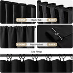 Joydeco 72 Inch Blackout Curtains - Image 4