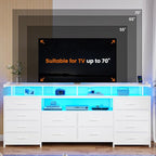 BTHFST 12 Drawers TV Stand Dresser - Image 2