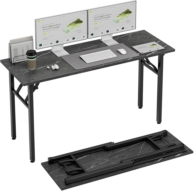 TEMI Small Computer Desk Folding Table by TEMI