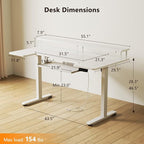 OffiGo U Shaped Electric Standing Desk - Image 3
