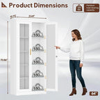 UNICOLY Lockable Display Cabinet - Image 3