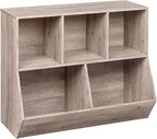 HOOBRO Kids Bookshelf, Bookcase Footboard, Toy Storage Cubby, Children's Toy by HOOBRO