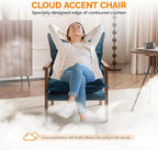 VINGLI Mid-Century Modern Cloud Accent Armchair - Image 4