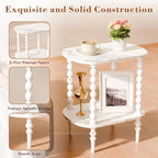 2-Tier Side Table, Small End Table - Image 5