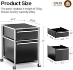 Modern Storage Cabinet Versatile Free-Standing Organizer - Image 3