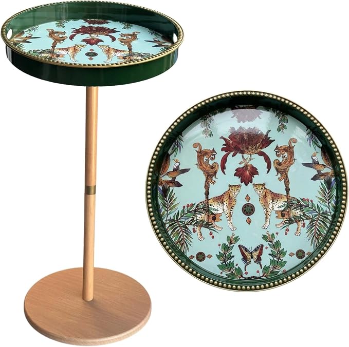 Gesodant Boho Single Leg Round Side Table by Gesodant+