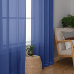 Sheer Curtains 78 Inches Long 2 Panels Set - Image 7
