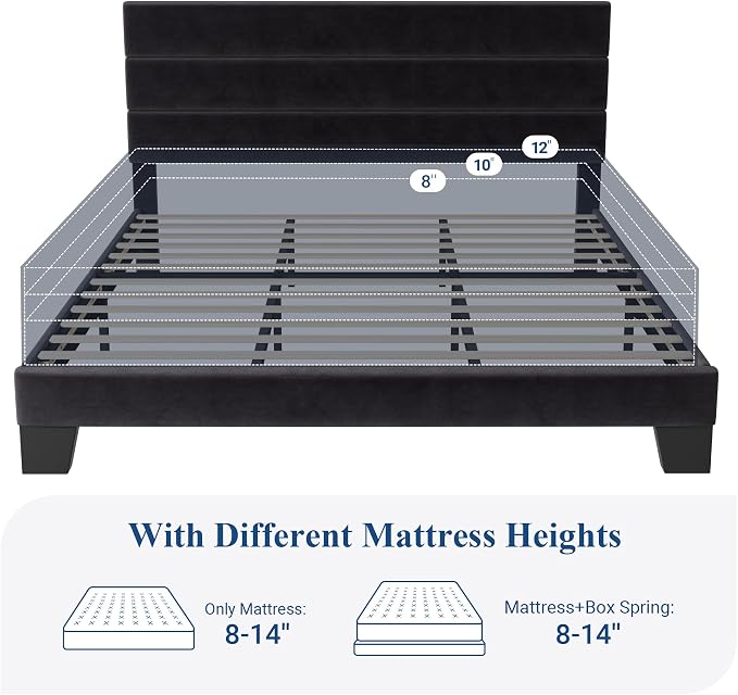 Allewie King Size Platform Bed Frame - Image 7