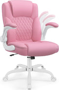 Leather Office Chair, PU Home Computer Desk Chairs by BrickAttic