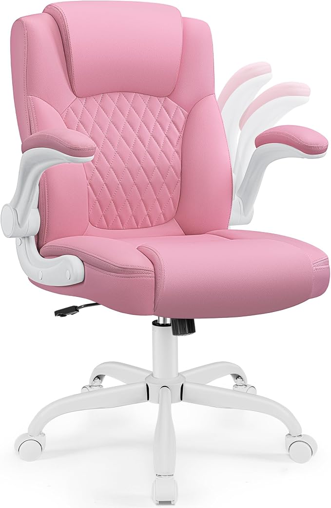Leather Office Chair, PU Home Computer Desk Chairs by BrickAttic