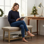 Zihanhome Entryway Shoe Bench - Image 7