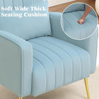 Modern Accent Chair Upholstered Living Room Chair, High Back Arm Chair - Image 7