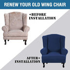 H.VERSAILTEX Wing Chair Slipcover Chair Covers - Image 4