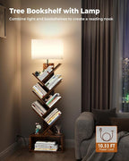Evermagin 6 Tier Tree Bookshelf - Image 3