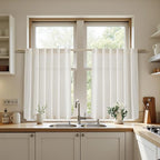 Cafe Linen Curtains 24 Inch Length - Image 6