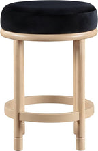 Meridian Furniture 976Black-C Monette Collection Art Deco Counter Stool - Image 4
