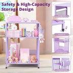 ECOLOVI Kids Nightstand 19in High - Image 6
