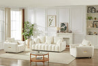 Antetek Set of 3 Teddy Sofa for Living Room, Modern 2 Units Deep Seat Sofa - Image 3