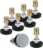 1/4" Thread Leveling Feet PTFE Bottom, Adjustable Furniture Feet Threaded Screw by WAFJAMF