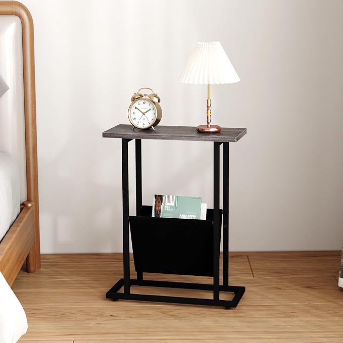 Yusong Narrow Side Table for Small Spaces, Small End Table - Image 8