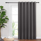 NICETOWN Sliding Door Curtains, Wide Thermal Blackout Patio Door Curtain Panel - Image 8