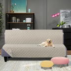 U-NICE HOME Futon Sofa Covers 68''Armless Couch Cover, Pet Friendly, Elastic - Image 2