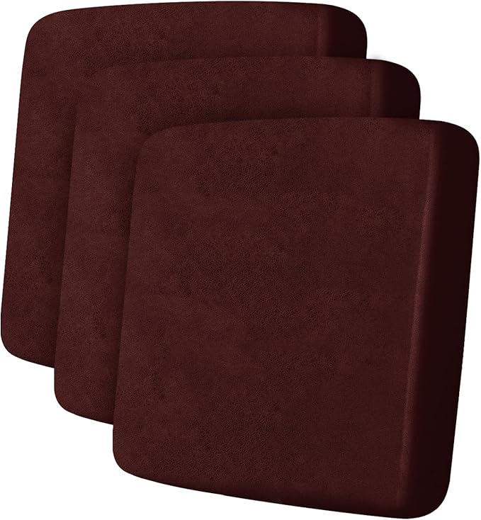 ANARACHON Leather Look Couch Cushion Covers Sofa Seat Slipcovers Sets Couches by ANARACHON