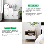 Fingerprint Cabinet Lock, Smart Biometric Password Lock - Image 4