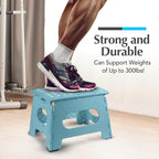Handy Laundry Folding Step Stool 9 Inch – Sturdy Plastic Foldable Step Stool - Image 4