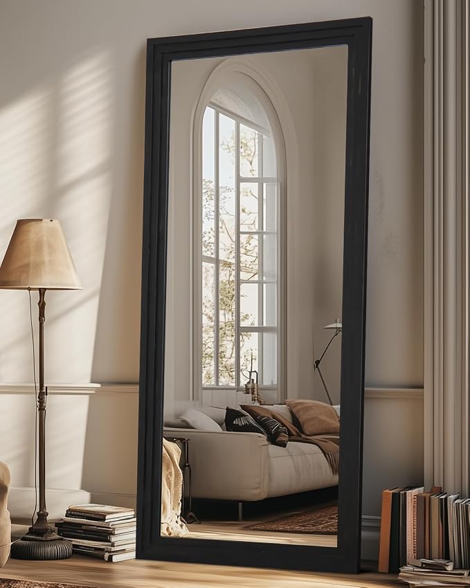 Full Length Mirror, Oversized Stand Up Mirrors Large Wall Mirrors, Wall Mounted by CoomilyBrandStory