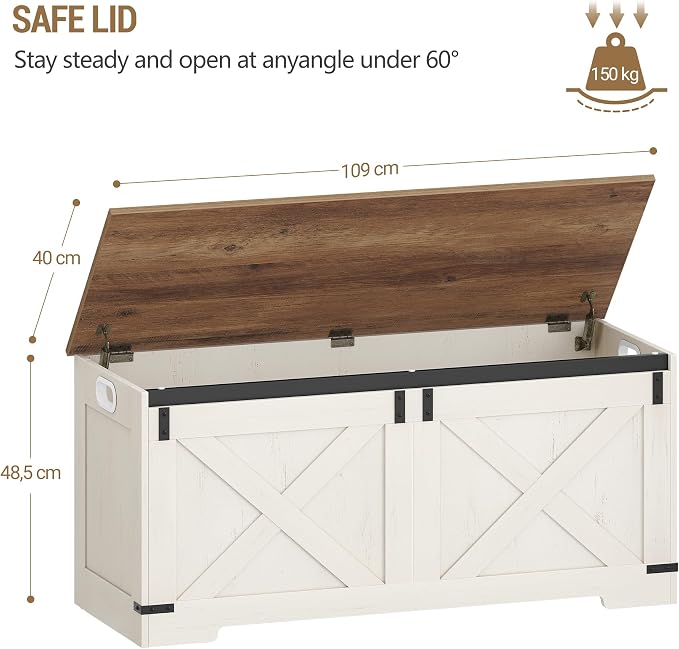Hzuaneri 42.9" Storage Chest, Large Storage Trunk - Image 3