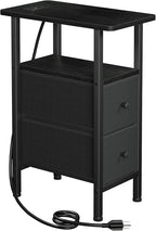 LOAKEKEL Narrow End Table Living Room by LOAKEKEL