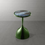 Homes: Inside + Out Halric Modern 24" Tall Round End Table - Image 9