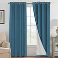 H.VERSAILTEX Linen Curtains 100% Blackout Curtains by HVERSAILTEX