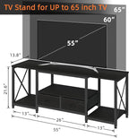 GYIIYUO TV Stand with Fabric Drawers - Image 2