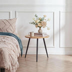 VECELO Modern Side Table, Round Small End Table, Exclusively Designed - Image 4