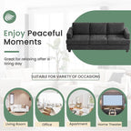YOUDENOVA 2 Piece Set Comfy Sofa Couch, 2 3-Seater Sofa - Image 7