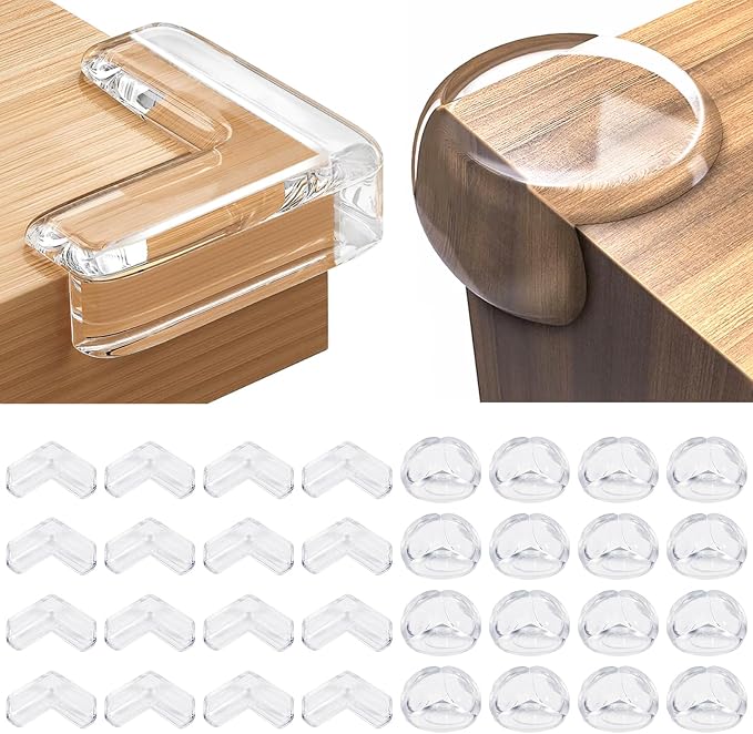 32 Pack Corner Protector Baby, Table Corner Protectors by YIIFELL