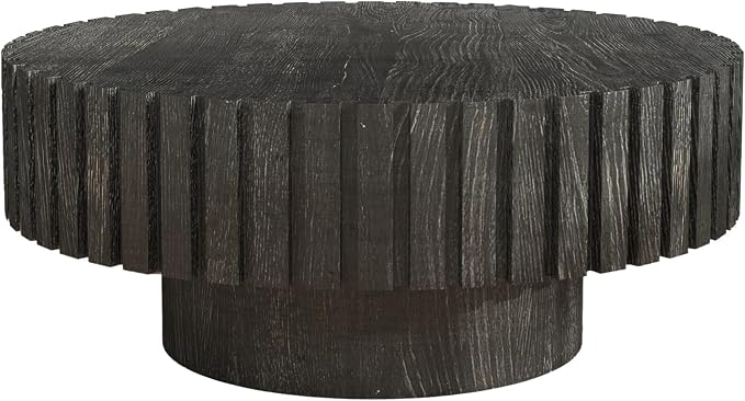 Modern Circular Coffee Table 31 in, Space-Saving Round Center Table - Image 5