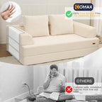 COMAX Futon Sofa Bed, Convertible Folding Sofa Bed, Boneless Couch Loveseat - Image 4