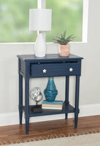 Linon Raleigh Navy Accent Table - Image 4