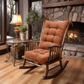 Lokex Rocking Chair Cushion Only, Tufted Non-Slip Comfortable Rocking Chair by LOKEX