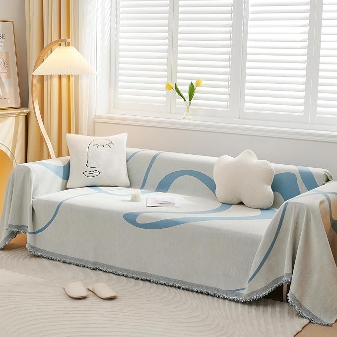 VClife Couch Cover for Sofa Washable Plush Sofa Cover Slipcover - Image 8
