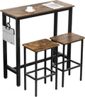 Finnhomy Bar Table Set, 39.3" Pub Table High Top Table, Rectangular Bar Height by Finnhomy