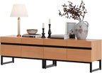 WAMPAT Modern TV Stand for 50-75 Inch TVs, Wood Entertainment Center - Image 7